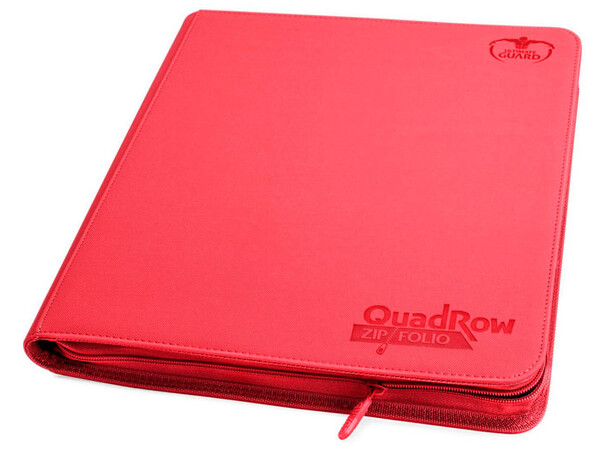 Zipfolio Xenoskin 24-Pocket Rød Ultimate Guard - Til 480 kort - Quadrow 